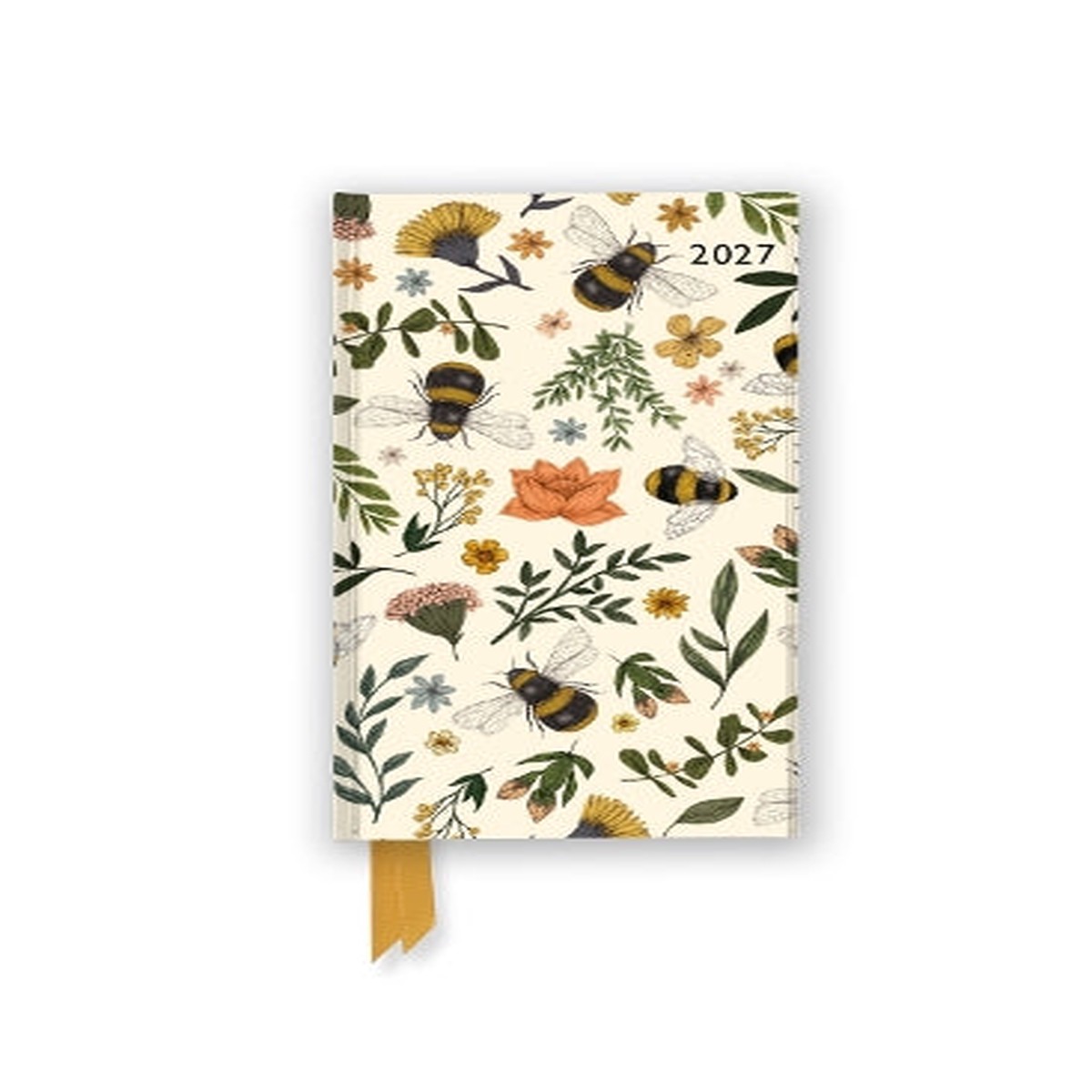 Jade Mosinski: Garden Bees 2027 Luxury Slimline Pocket Diary Planner Week to View