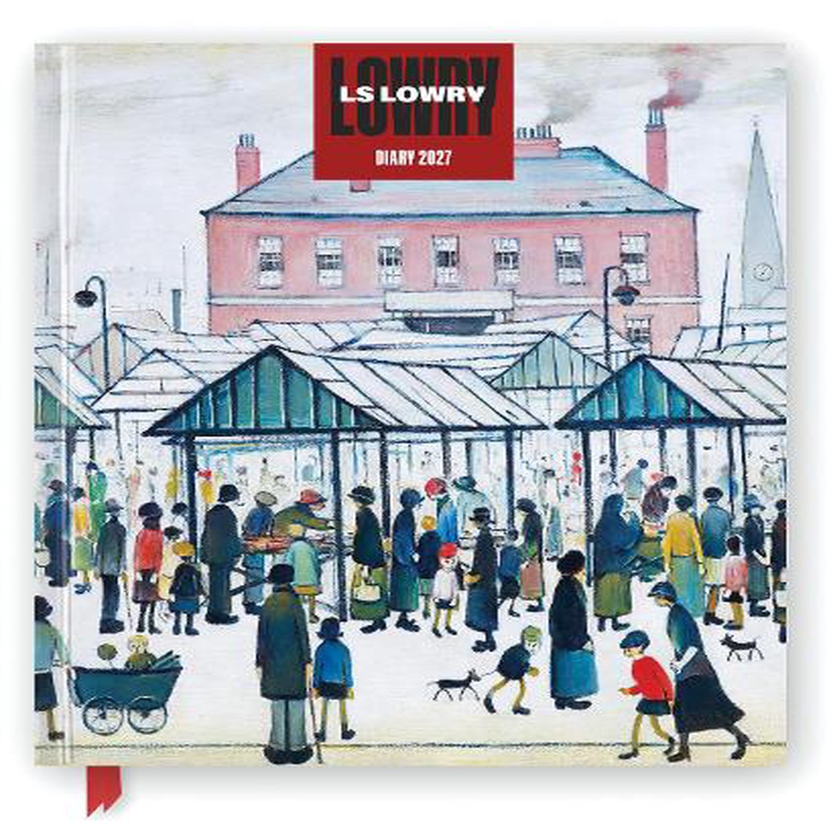 Lowry 2027 Desk Diary Planner – Week to View, Illustrated throughout
