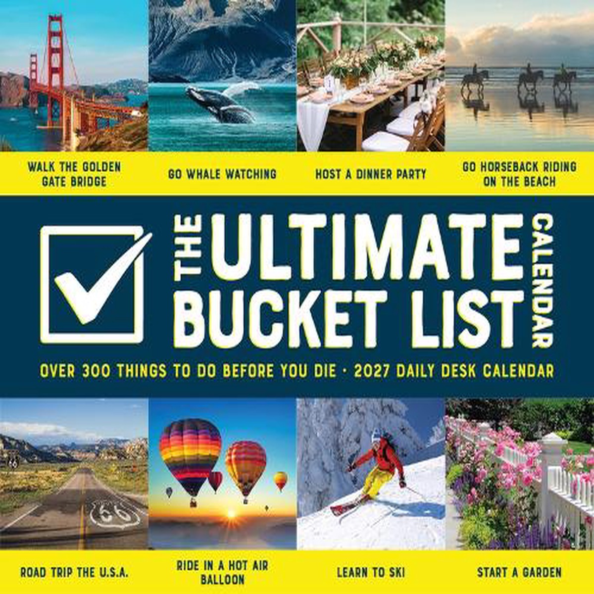 The Ultimate Bucket List Calendar 2027 Box