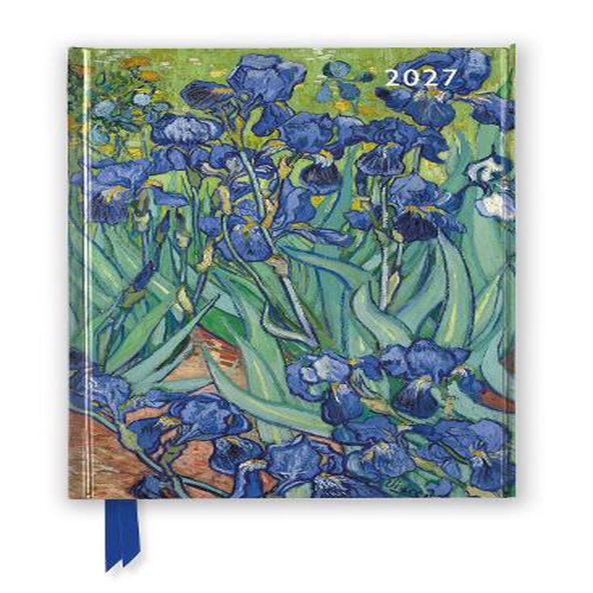 Vincent van Gogh: Irises 2027 Luxury Diary Planner – Page to View with Notes