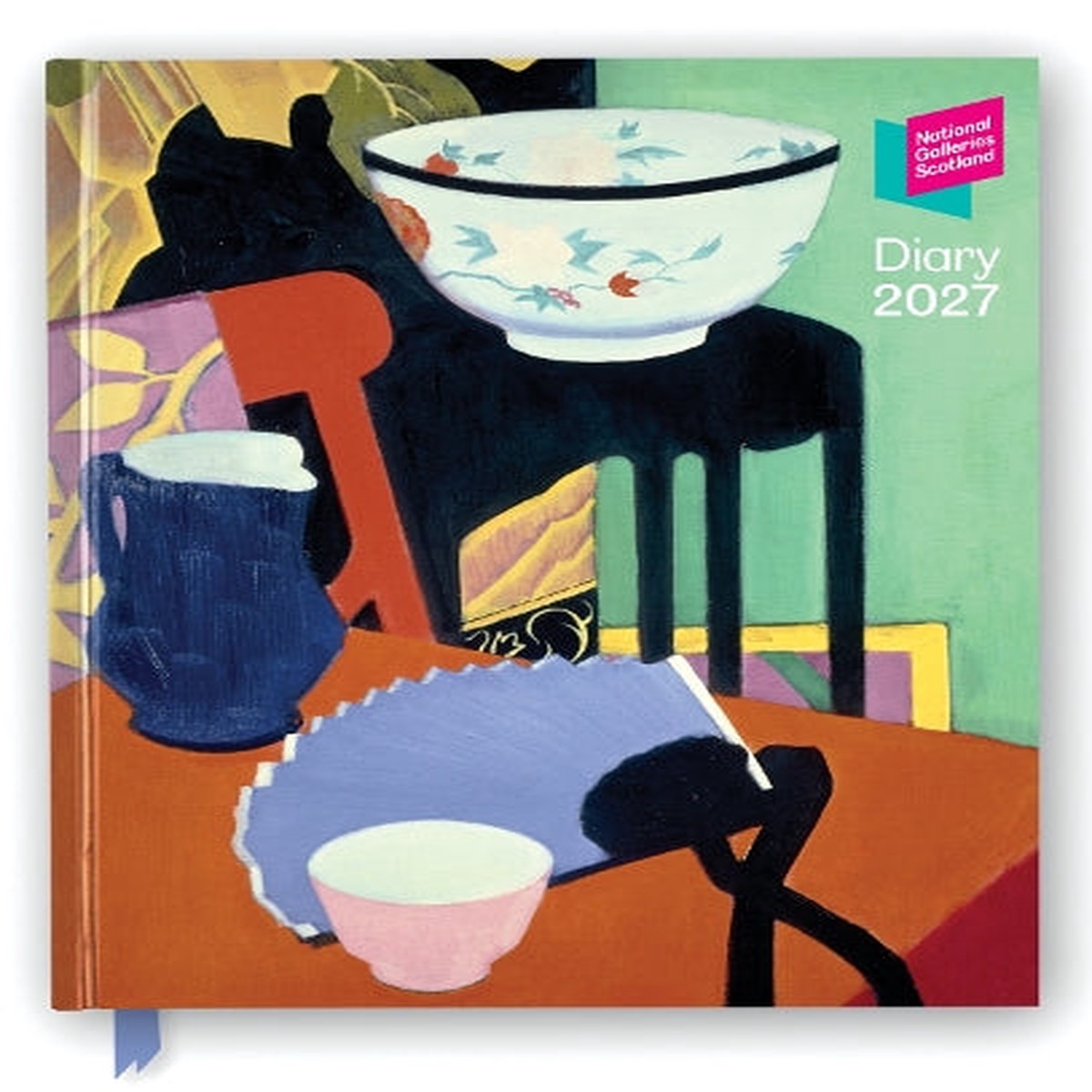 National Galleries of Scotland 2027 Desk Diary Planner – Week to View, Illustrated throughout