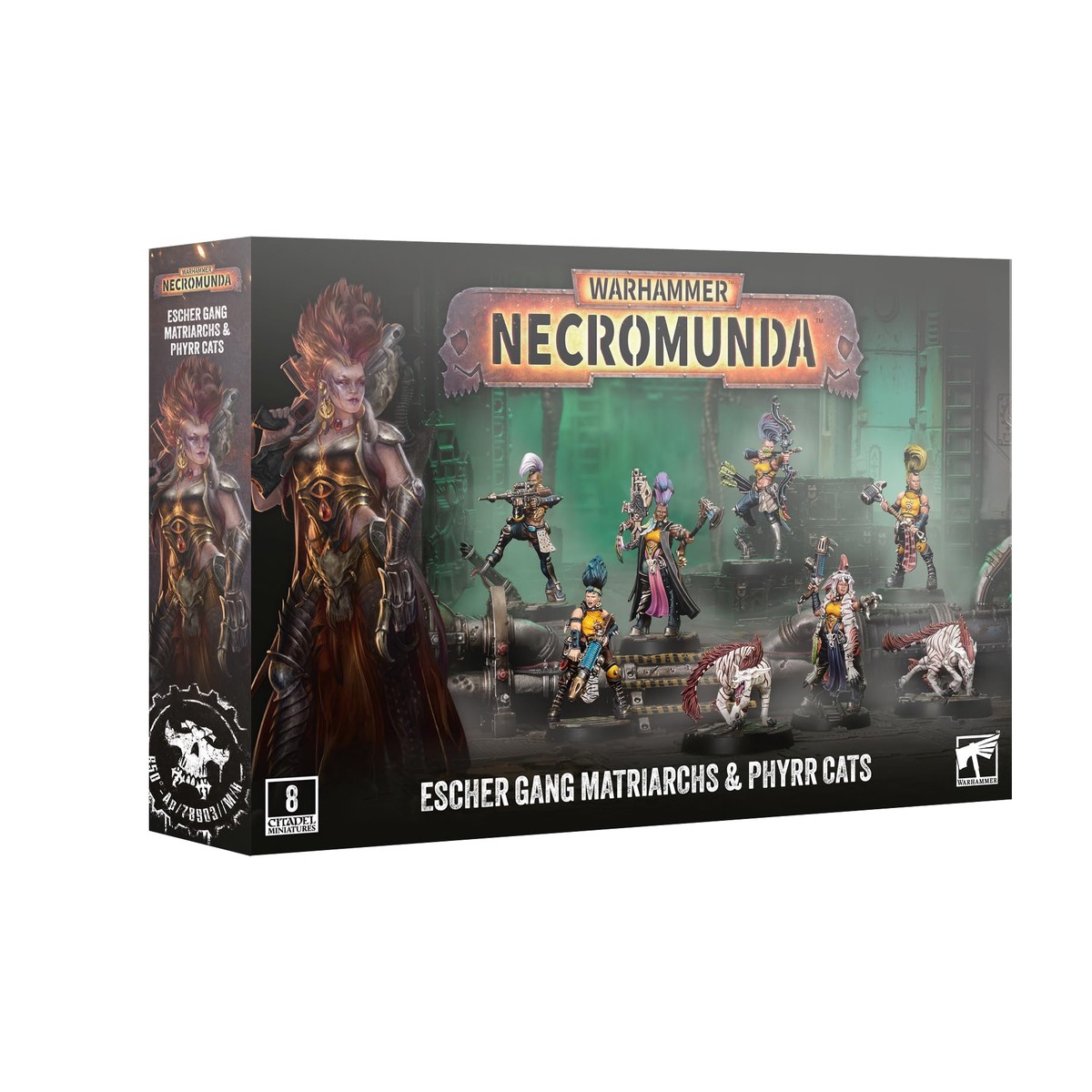 Games Workshop – Necromunda: Escher Gang Matriach & Phyrr Cats