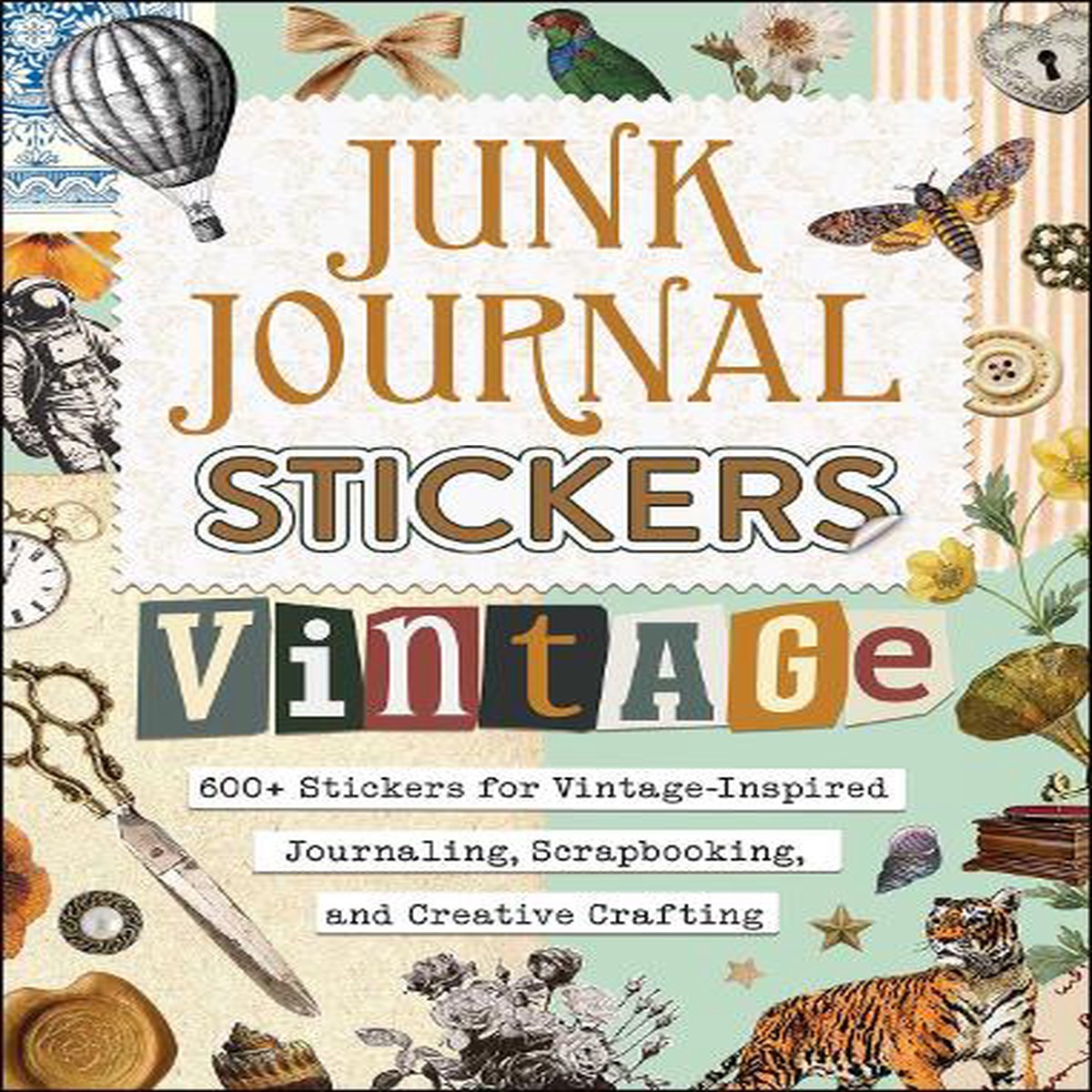 Junk Journal Stickers: Vintage