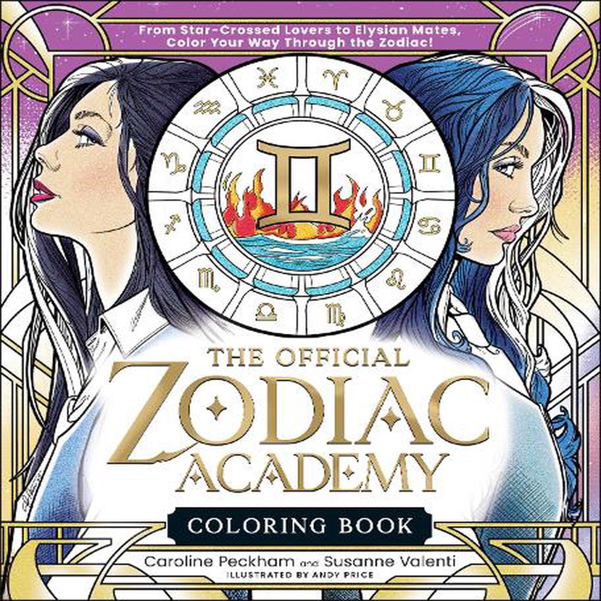 The Official Zodiac Academy Coloring Book