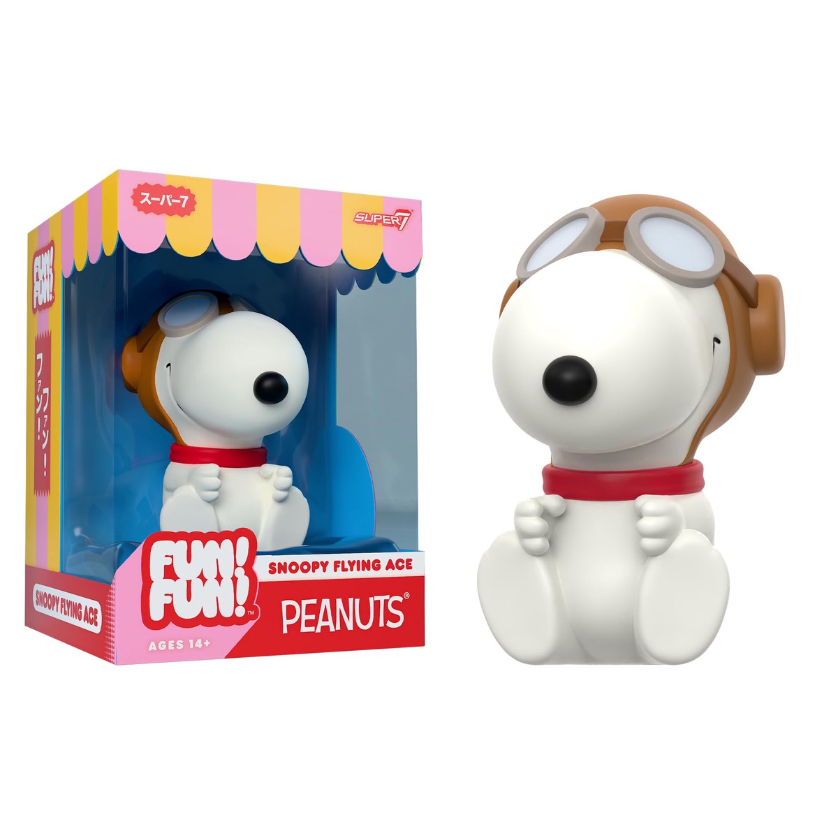 Super7 Peanuts Fun! Fun! Wave 02 – Snoopy (Flying Ace) Action Figure