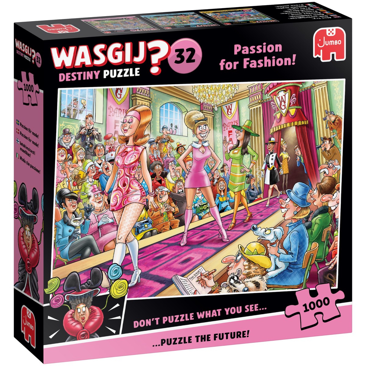 Wasgij Destiny 32, Passion for Fashion, 1000-delige puzzel voor volwassenen