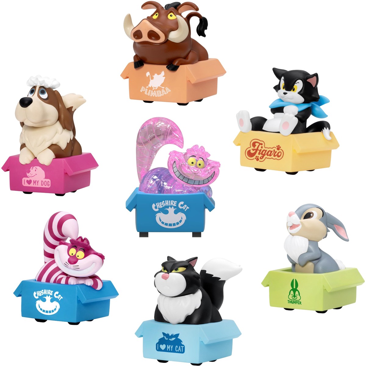 Disney Pull Back Cars Blind Box Cute Pal (6) 5 cm
