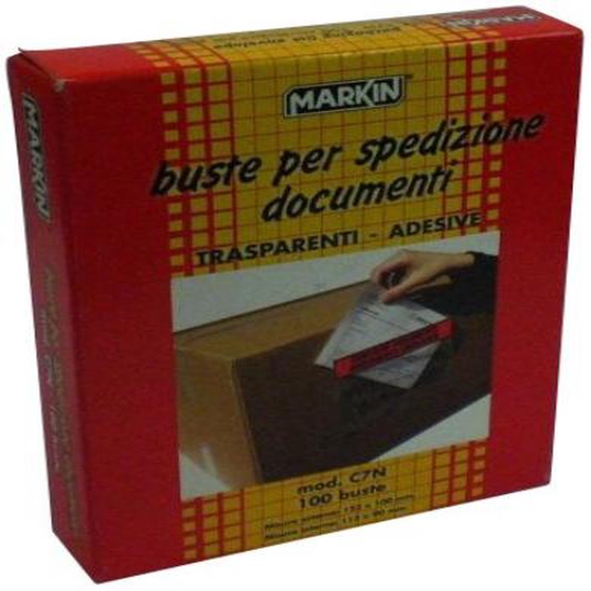 Markin Busta C7N bianco (C7/C6 (81 x 162 mm), bianco
