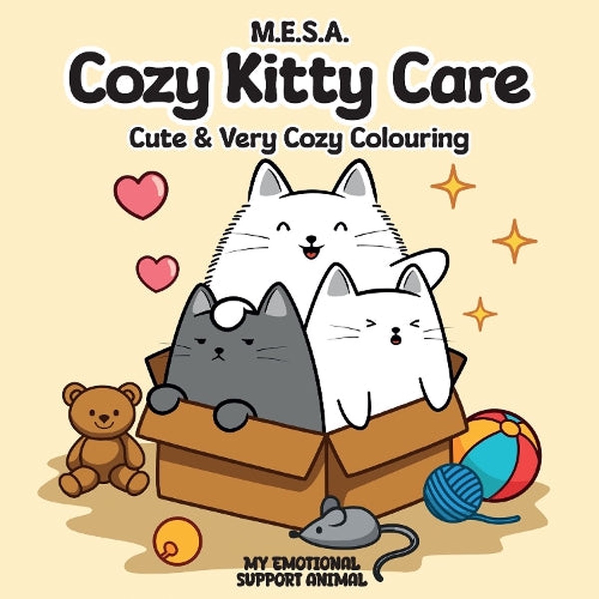 Cozy Kitty Care: Cute & Very Cozy Colouring