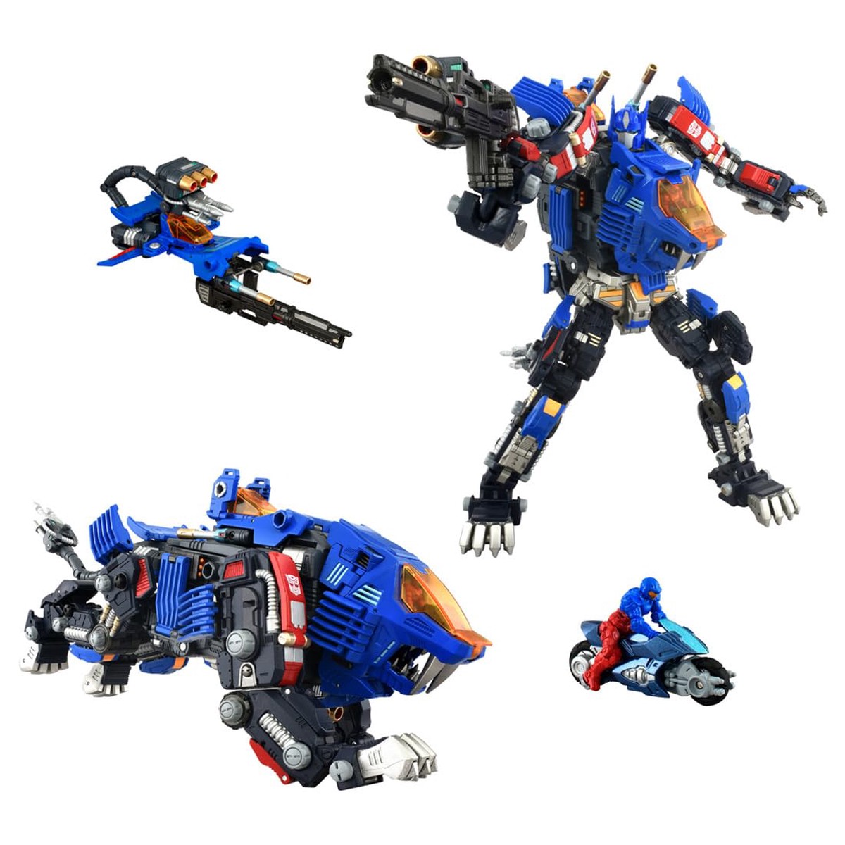 Transformers X Zoids Synergenex Action Figure 1/60 Shield-D-Prime 26 Cm