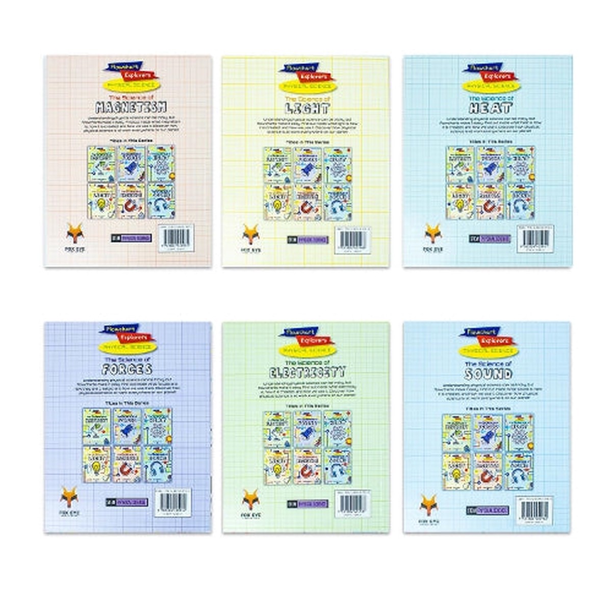 Flowchart Explorers Ecosystems STEM 6 Geography Science Books Set