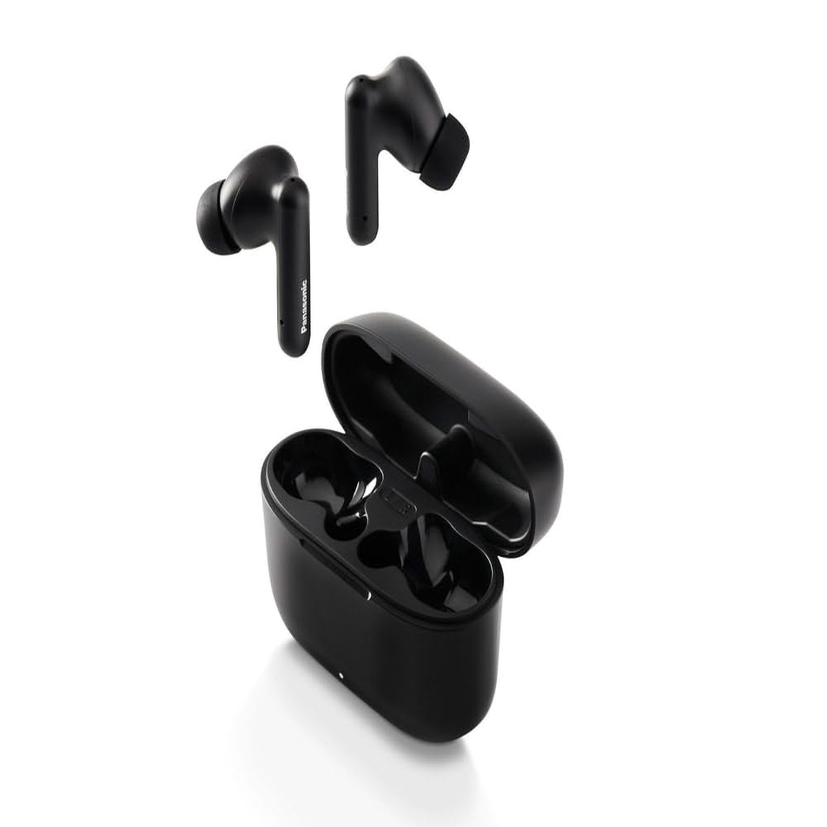 Panasonic RZ-B110WDE-K Wireless Earbuds, Bluetooth 5.3, with Built-in Microphone, XBS, up to 26 Hours Battery Life, with Charging Case