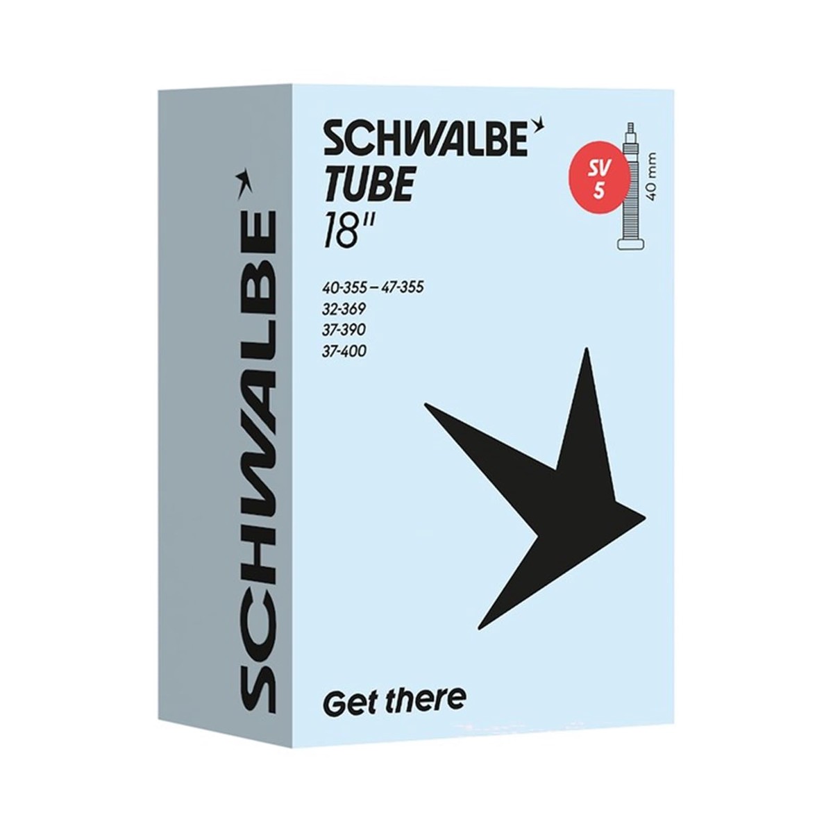 Schwalbe Fahrradschlauch SV5 32/47-355/400 IB 40mm