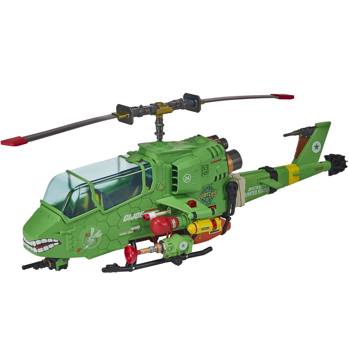 Teenage Mutant Ninja Turtles x G.I. Joe: Helicptero Turtle-Fly