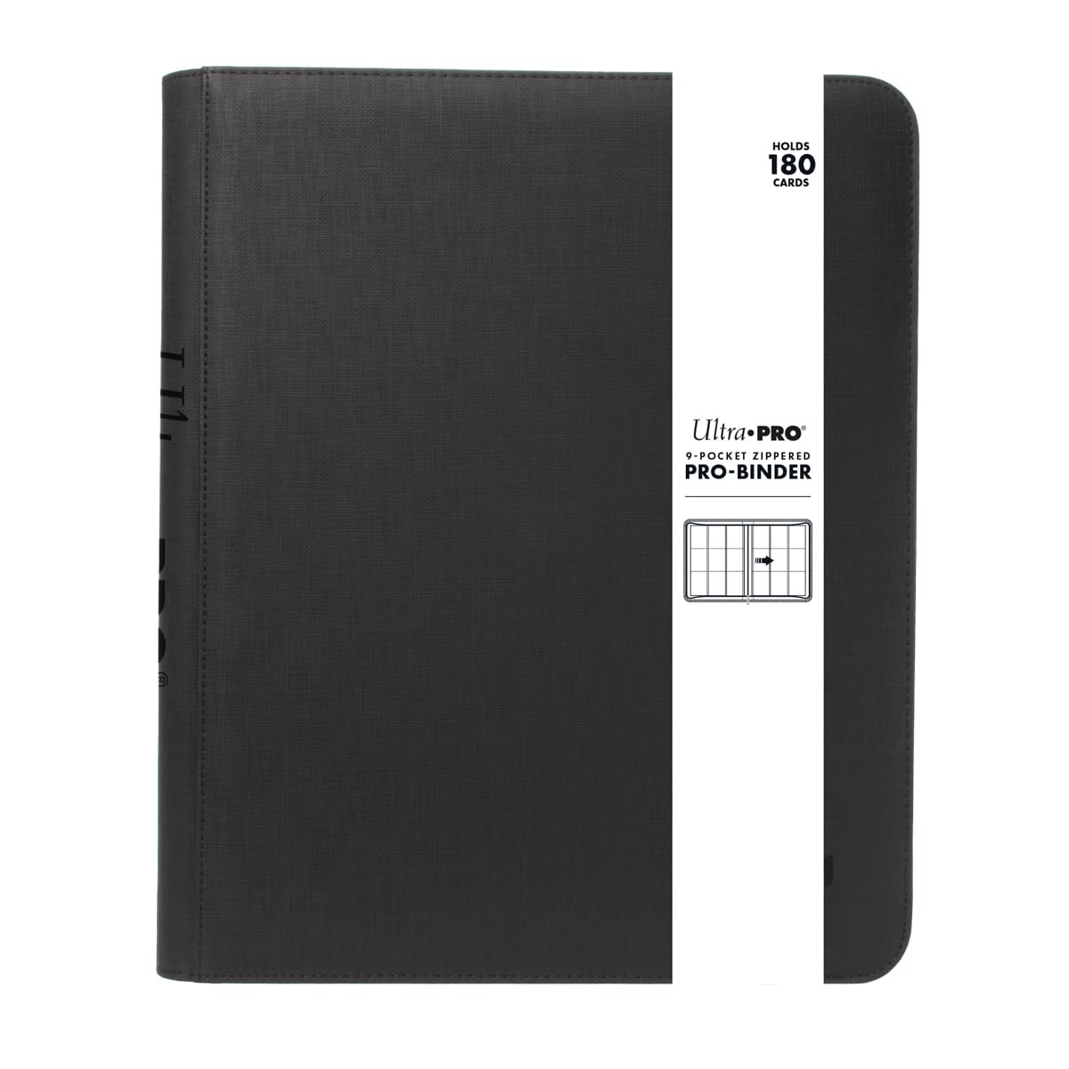 Ultra PRO – 9 tasche con cerniera Premium PRO-Binder | Raccoglitore portatile per collezionisti di carte sportive MTG