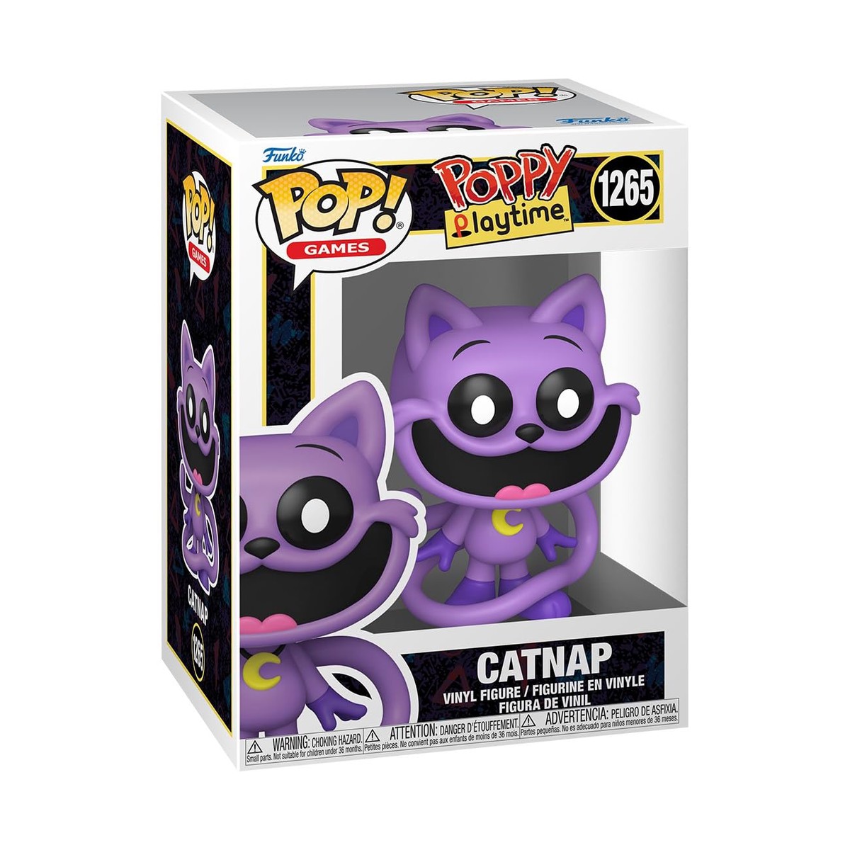 Funko POP! Games: Poppy Playtime – Catnap | Official Merch – Collectable Vinyl Figurine for Shelf Display – Birthday Gift Idea for Fans and Collectors