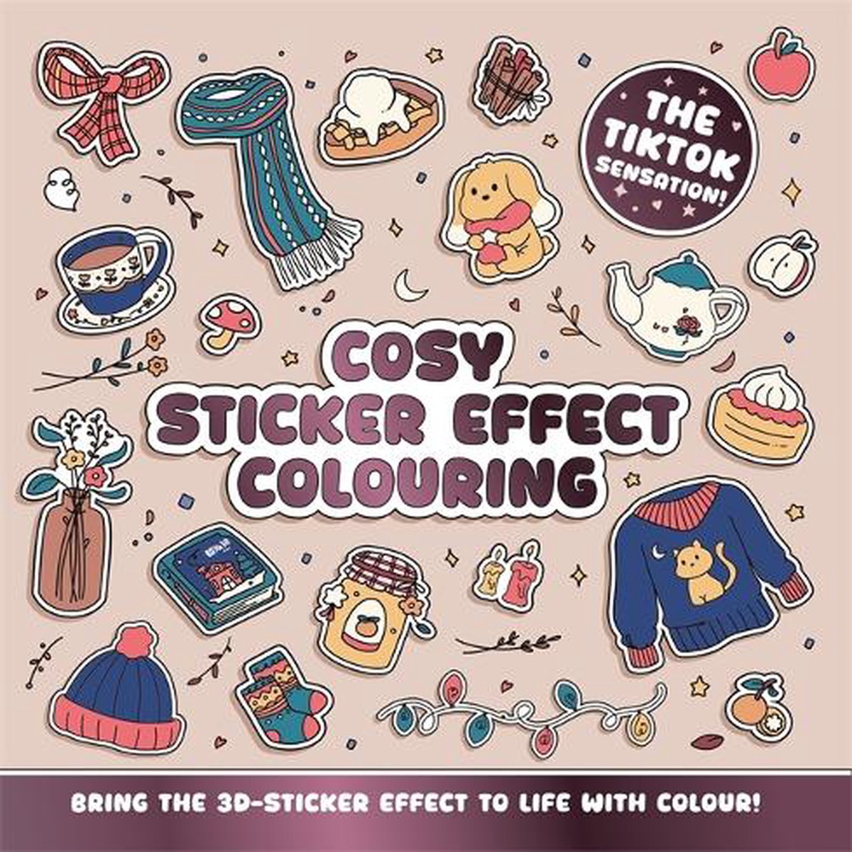 Cosy Sticker Effect Colouring