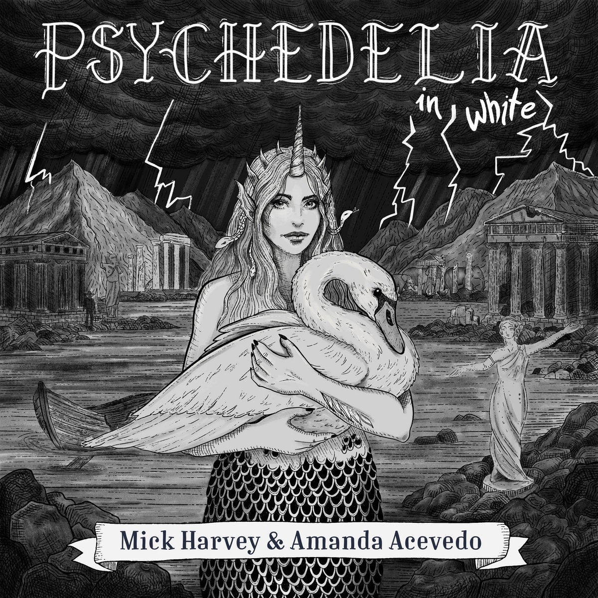 New Arrival Psychedelia in White