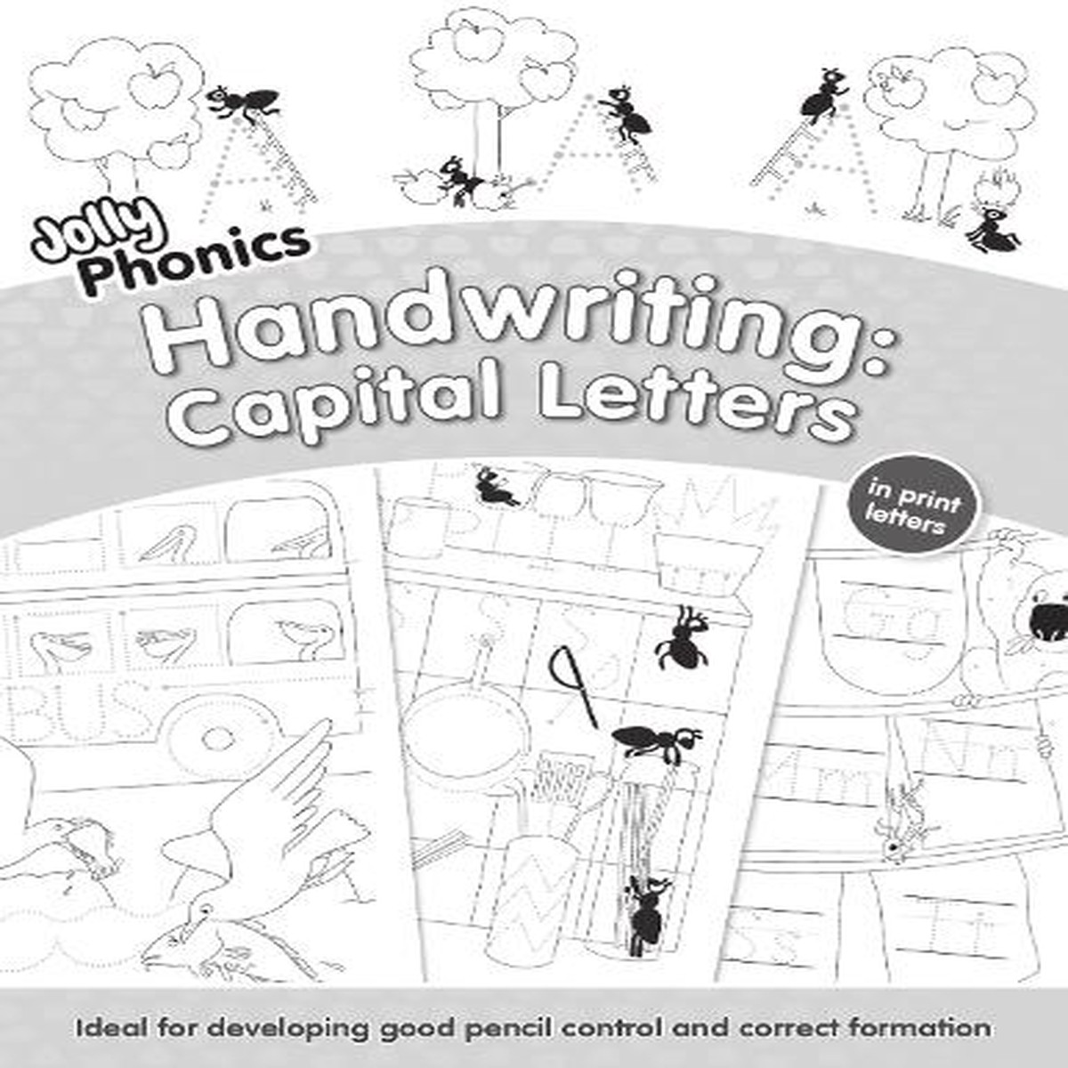 Jolly Phonics Capital Letters Handwriting Books