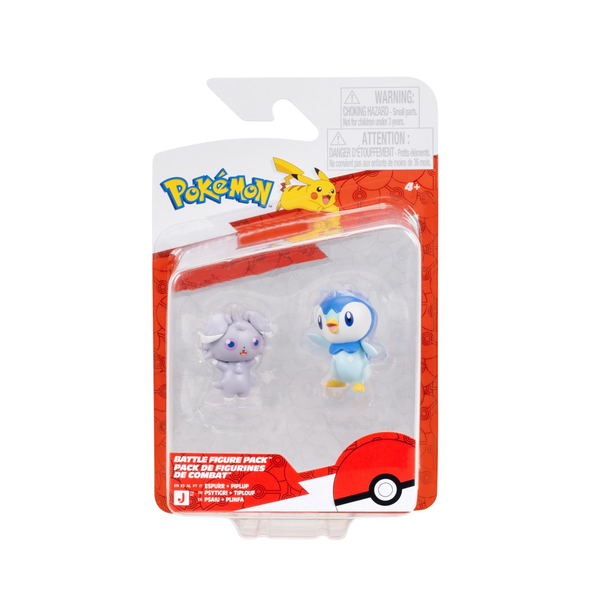 Pokmon Battle Figure 2-Pack Espurr & Piplup