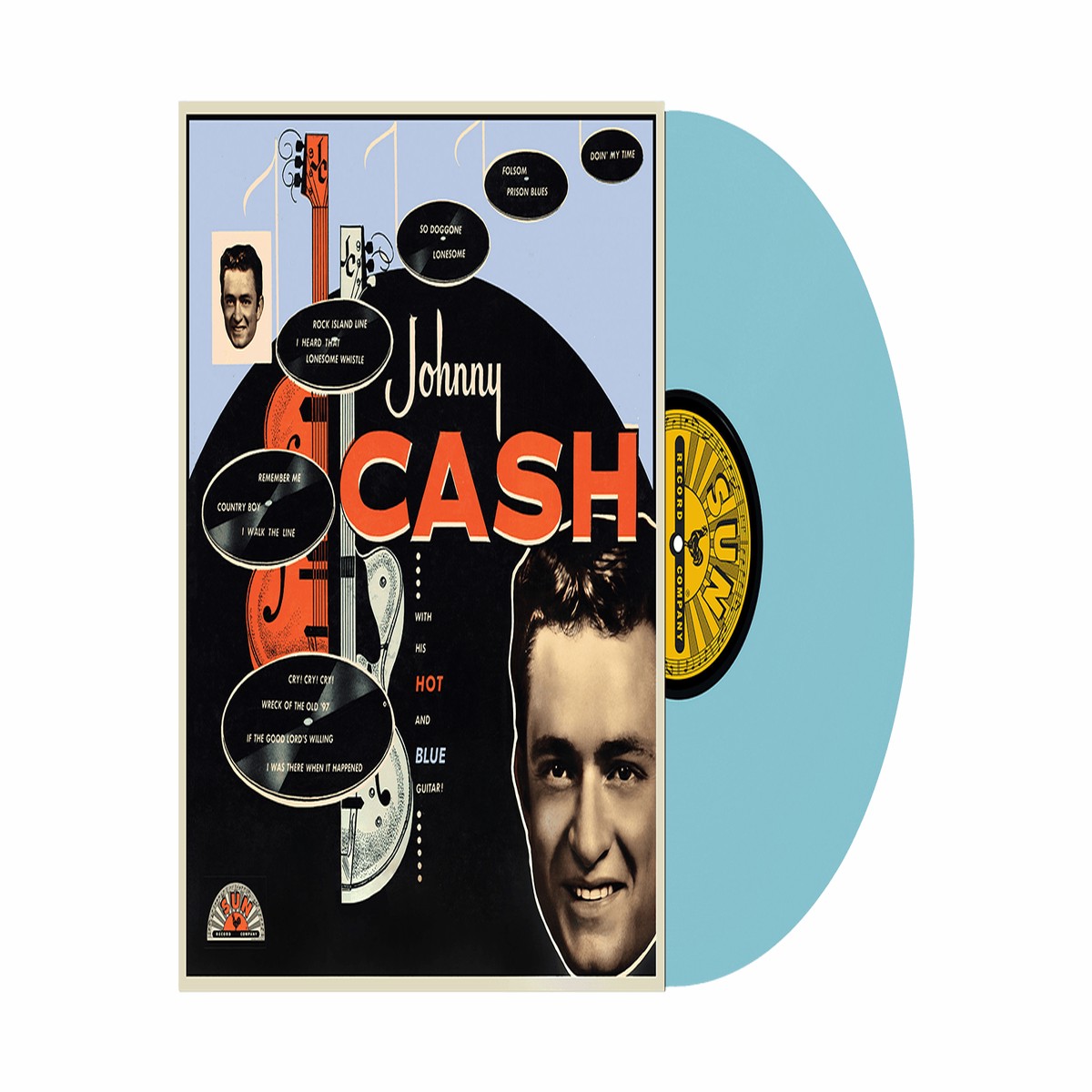 [Pre-Order [16/10] Johnny Cash : With His Hot And Blue Guitar (Remastered 2022) (Blue Vinyl)(NAD 2026)