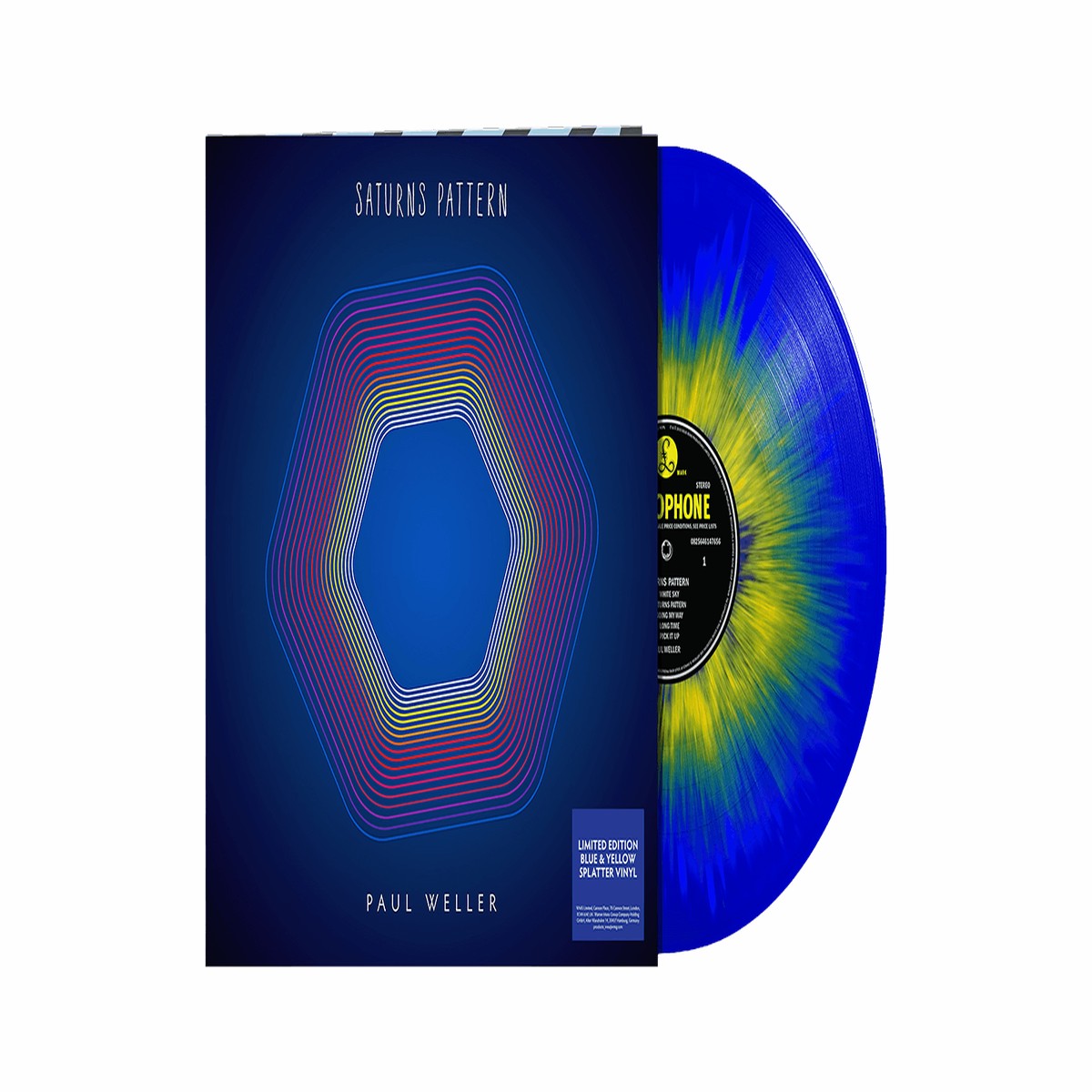 [Pre-Order [17/10] Paul Weller : Saturns Pattern (Blue & Yellow Splatter Vinyl) (NAD 2026)