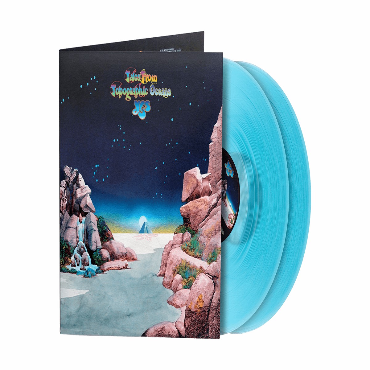 [Pre-Order [17/10] Yes : Tales From Topographic Oceans (Transparent Curacao Blue Vinyl) (NAD 2026)