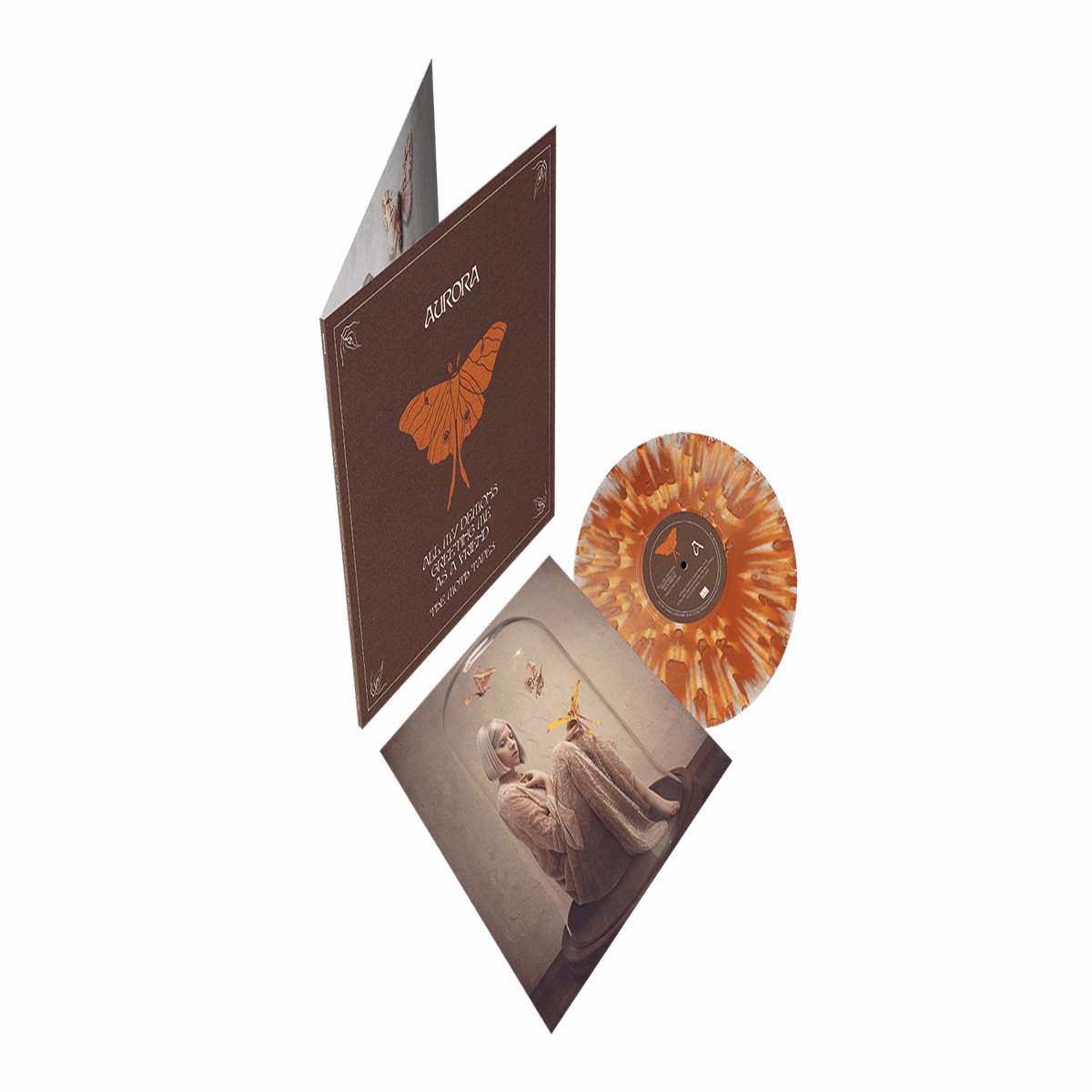 [Pre-Order [25/09] Aurora : All My Demons Greeting Me As A Friend (The Moth Tapes)(Toffee Splatter Vinyl) (Exclusive to The Record Hub.com)