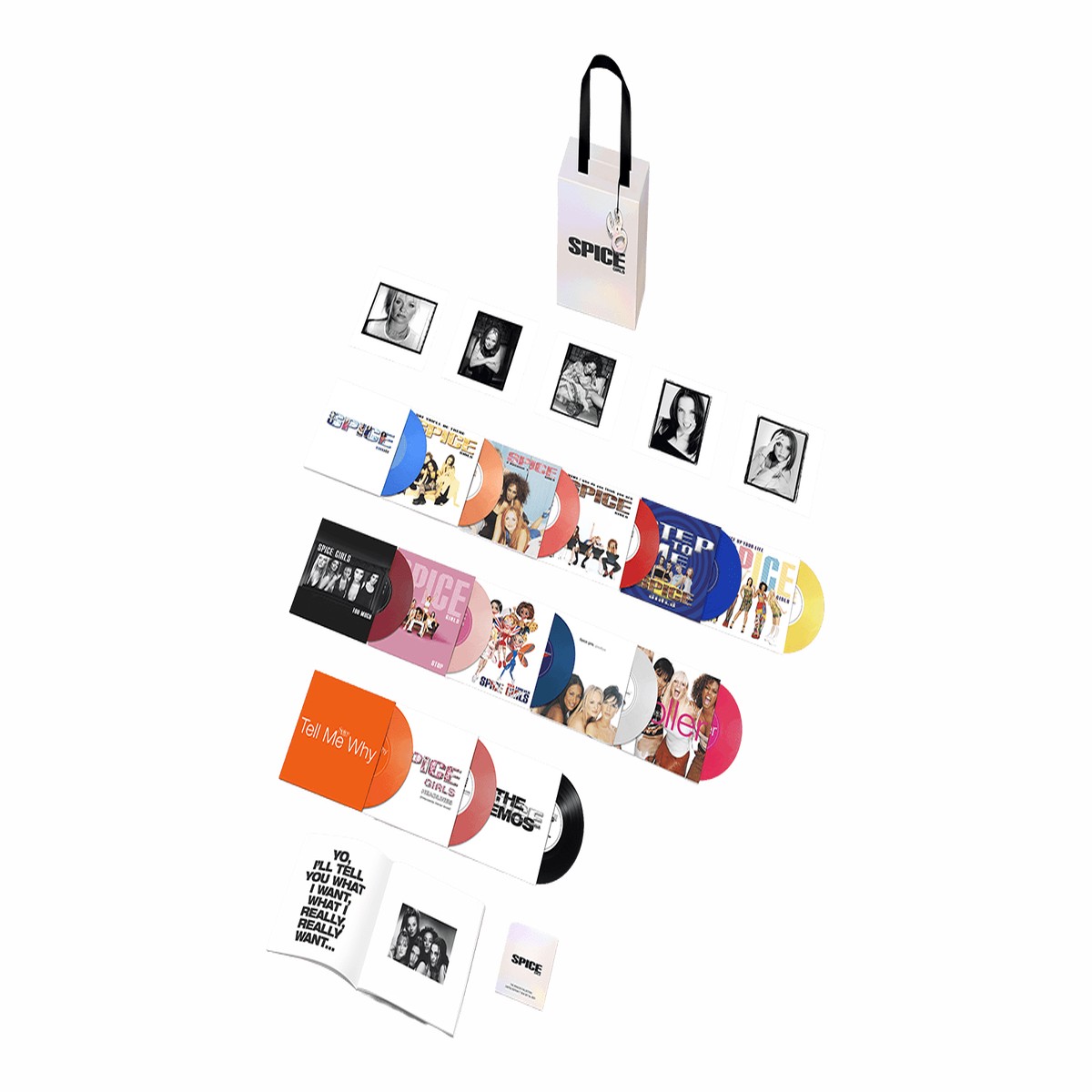 [Pre-Order [06/11] Spice Girls : The Singles Collection – 14 x 7″ Coloured Vinyl Box Set