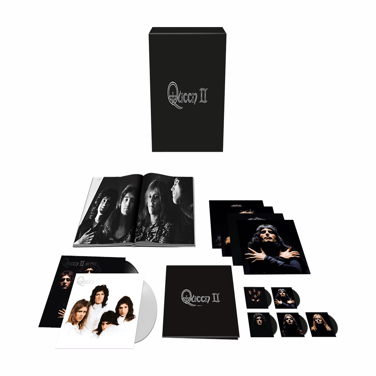 Queen : Queen II (5CD & 2LP Vinyl Collector’s Box)