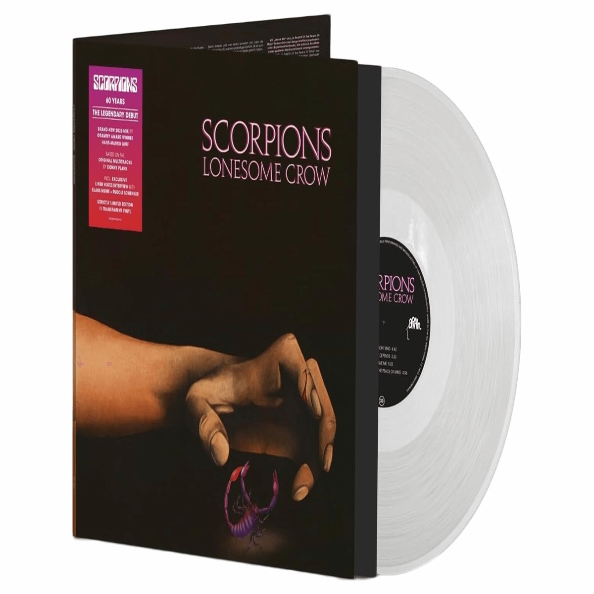 Scorpions : Lonesome Crow (2026 Mix) (Clear Vinl)