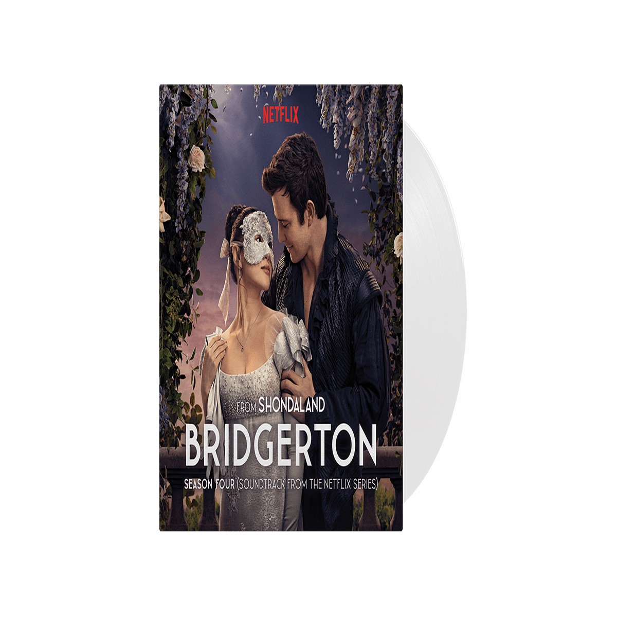 Various Artists : Bridgerton – Season 4 (Soundtrack from Netflix Series) (White Silk Vinyl)