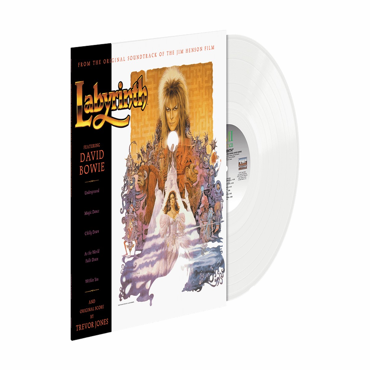 David Bowie , Trevor Jones : Labyrinth (From The Original Soundtrack Of The Jim Henson Film) (40th Anniversay Edition) (Crystal Vinyl) (Exclusive to The Record Hub.com)