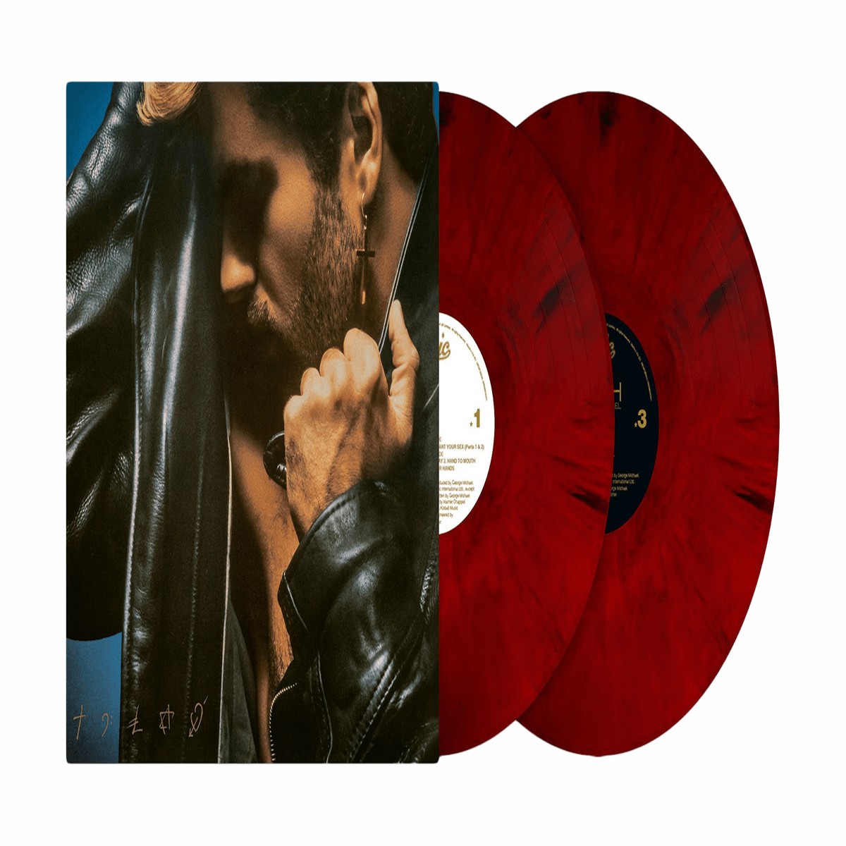 George Michael : Faith (Red & Black Marble Vinyl)