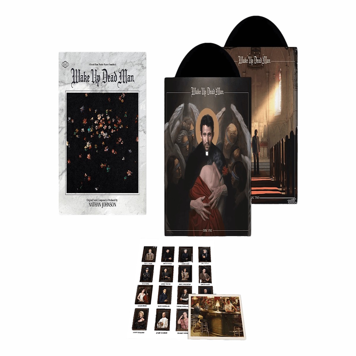 Nathan Johnson : Wake Up Dead Man (plus cards & photo)