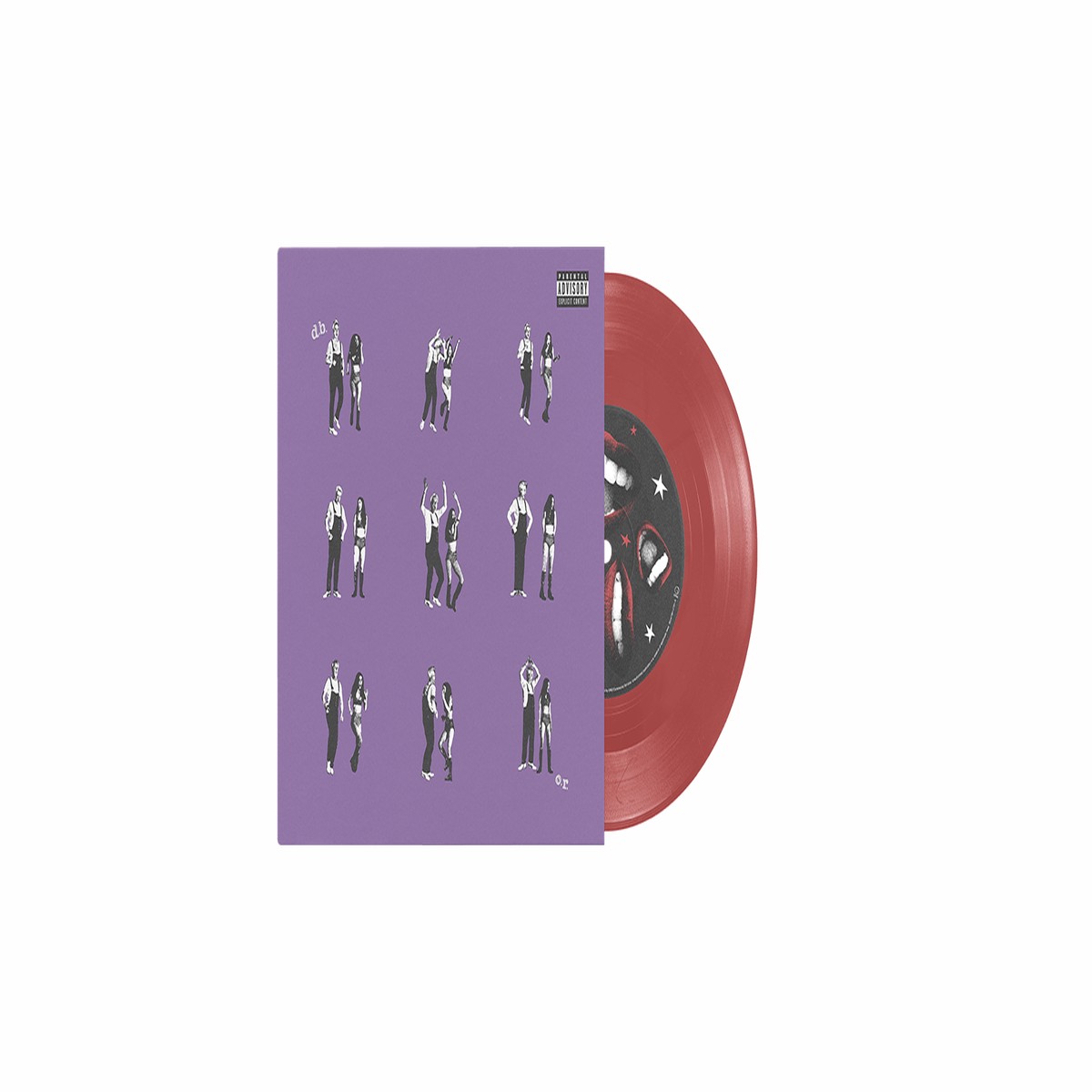 Olivia Rodrigo : drivers license / Burning Down the House (7″ Translucent Ruby Vinyl)