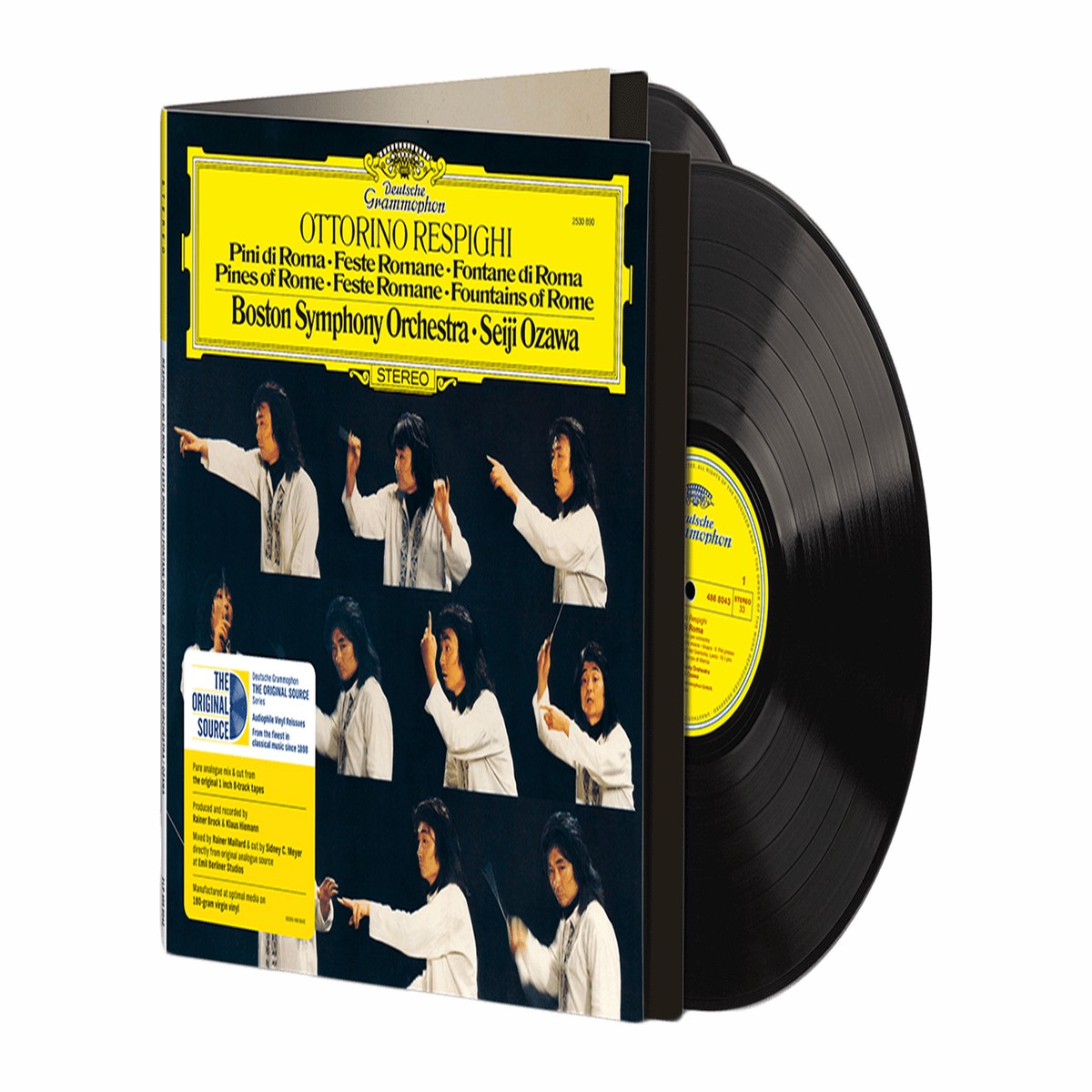 Seiji Ozawa, Boston Symphony Orchestra : RESPIGHI – Pines Of Rome Feste Romane Fountains Of Rome (Original Source Series)