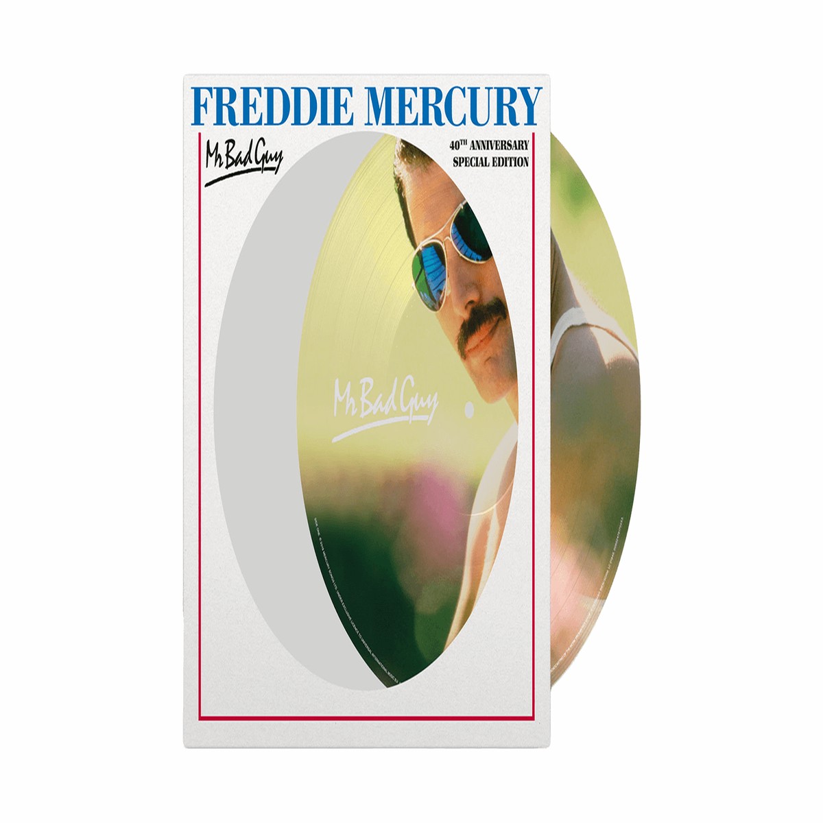 Freddie Mercury : Mr Bad Guy 40th Anniversary (Picture Disc) (Exclusive to The Record Hub.com)
