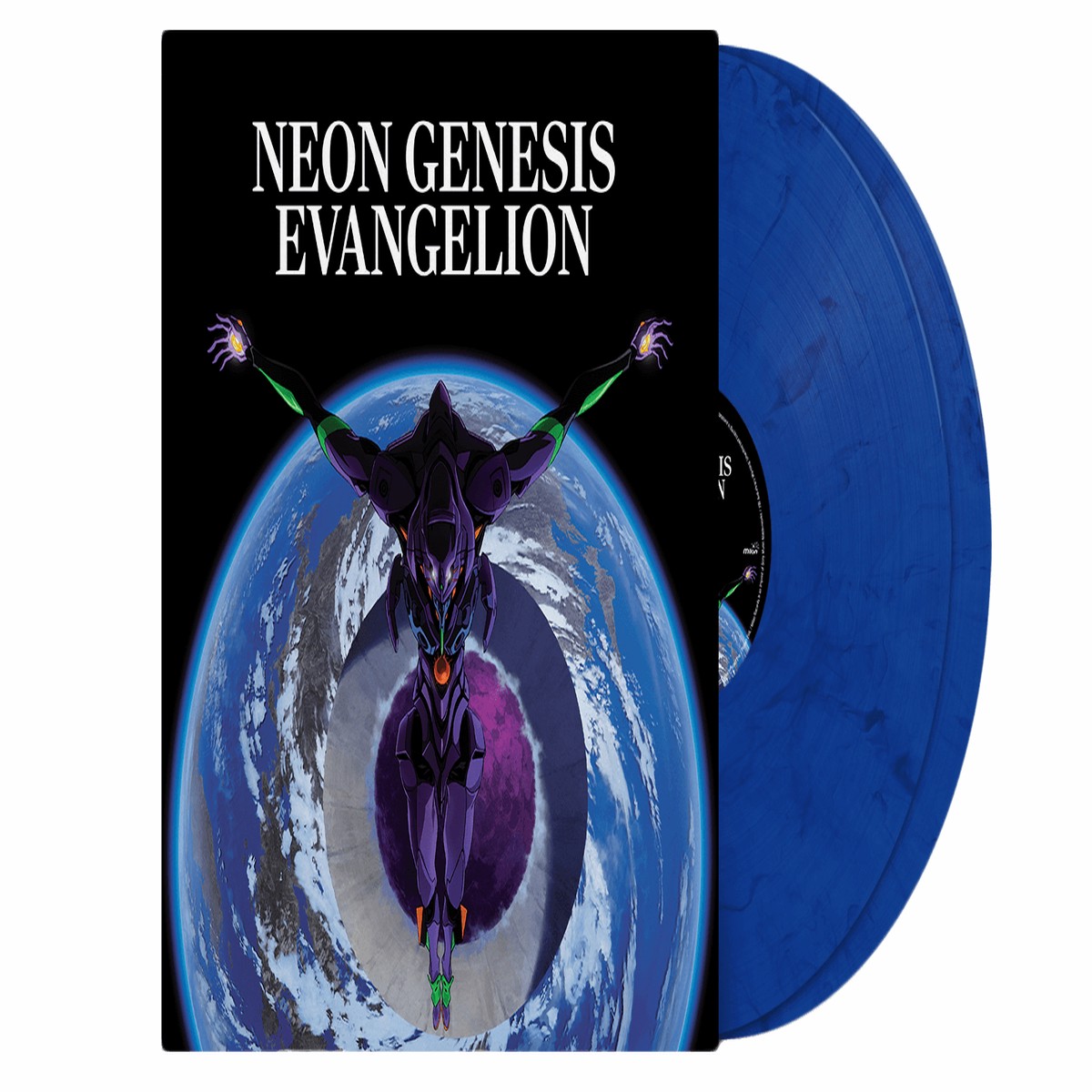 Neon Genesis Evangelion (Ost) : NEON GENESIS EVANGELION (Original Series Soundtrack) (Translucent Blue w/ Ethereal Black Smoke Vinyl)