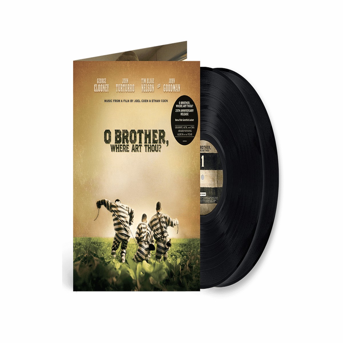 OST : O Brother, Where Art Thou? Soundtrack (25 Year Anniversary Edition) (Standard) Black Vinyl