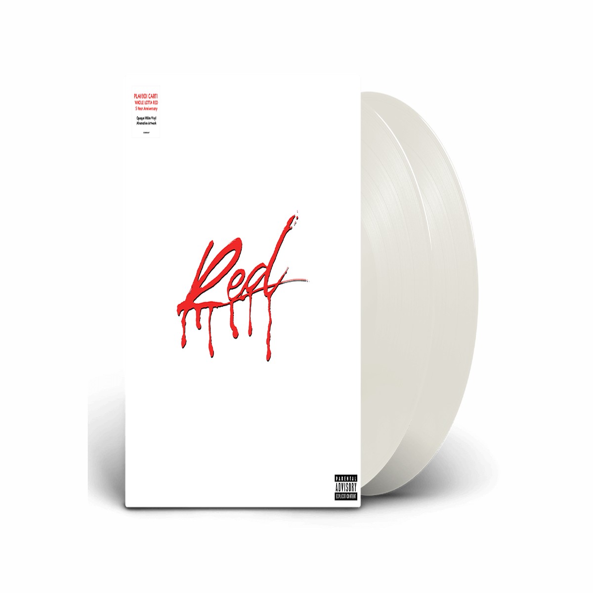 Playboi Carti : Whole Lotta Red (5 Year Anniversary Edition) (Standard) (Rain Cloud White Opaque Vinyl)