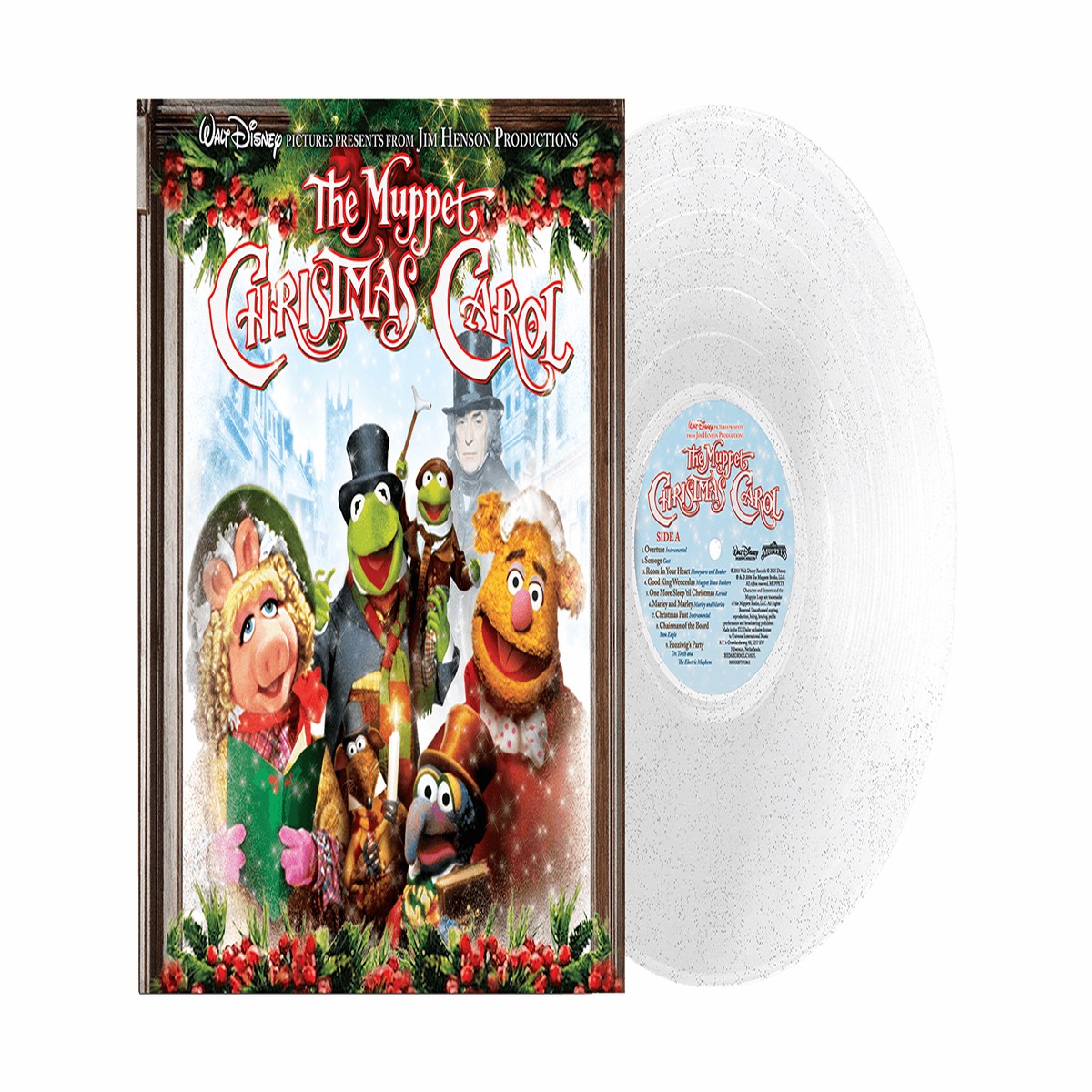Various Artists : The Muppet Christmas Carol (Clear Glitter Vinyl)