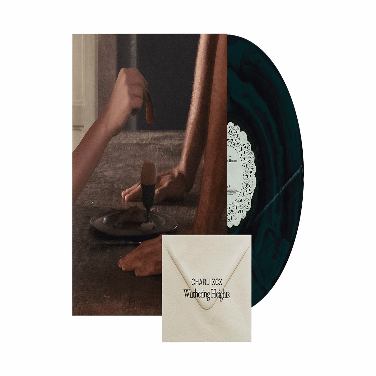 Charli XCX : Wuthering Heights (Black & Green Marble Vinyl)