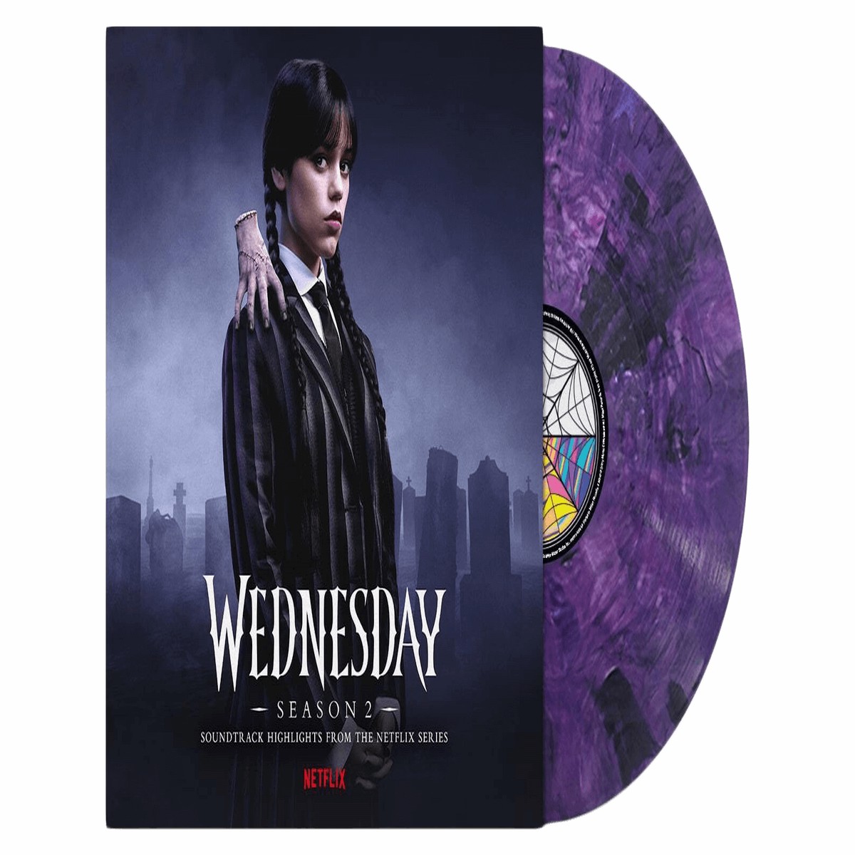 Chris Bacon : Wednesday – Season 2 – Original Soundtrack from the Netflix Series (Purple and Black Blended Transparent Vinyl)