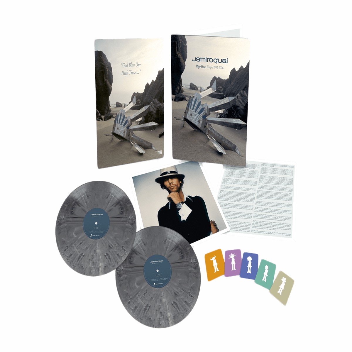 Jamiroquai : High Times – Singles 1992-2006 – Tour Edition (Steel Marble Vinyl)