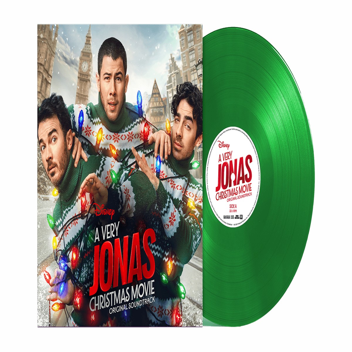 Jonas Brothers : A Very Jonas Christmas Movie (Green Vinyl)