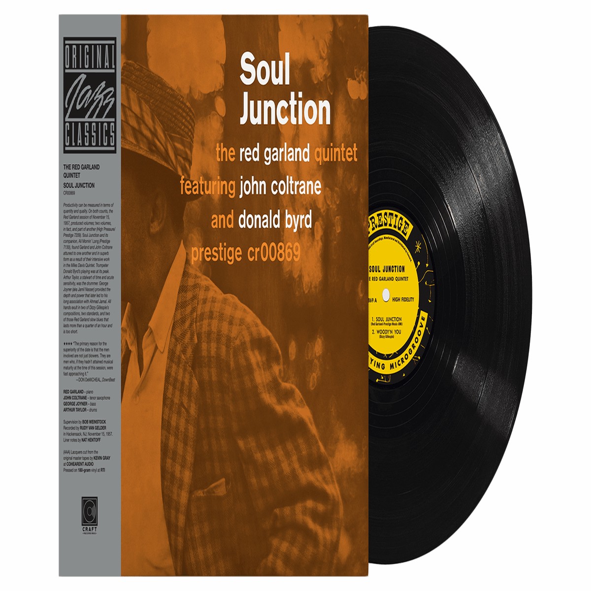 Red Garland Quintet : Soul Junction (Original Jazz Classics Series)