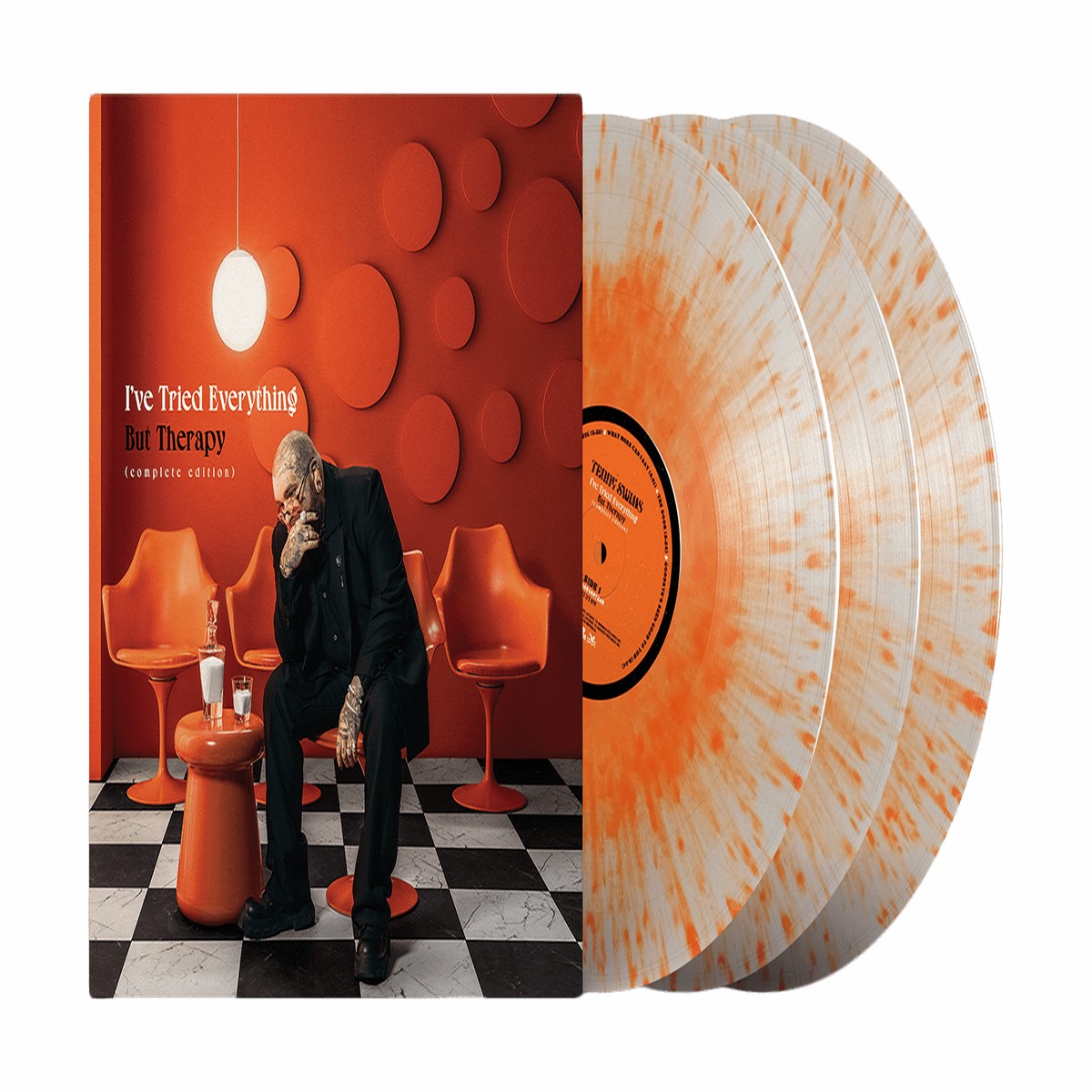 Teddy Swims : I’ve Tried Everything But Therapy (Complete Edition) [Milky Clear & Orange Splatter Vinyl]