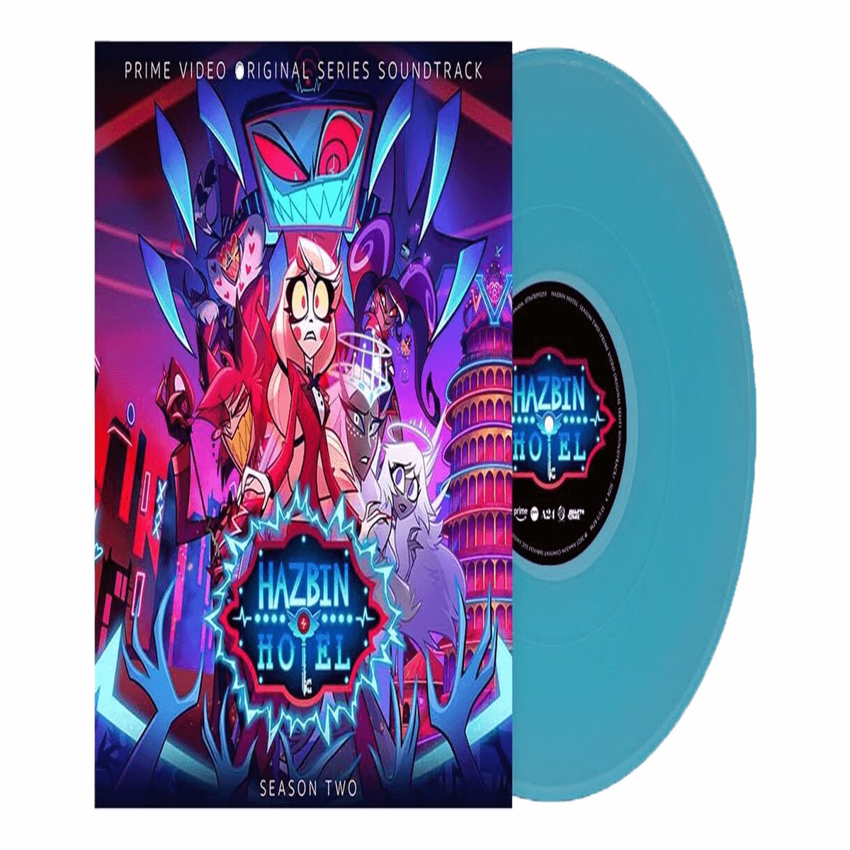 Various Artists : Hazbin Hotel: Season Two OST (Translucent Blue Clear Vinyl)