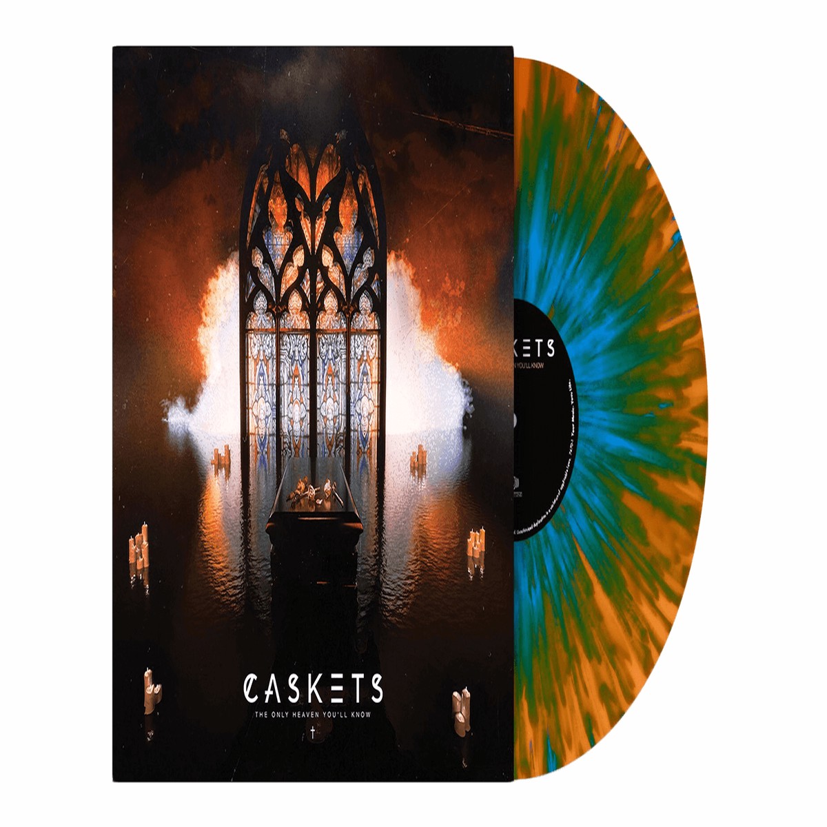 Caskets : The Only Heaven Youll Know (Orange Sky Bue Splatter Vinyl)